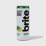 Brite Natural Focus + Energy | Lemon Lime | 24 cans x 330ml